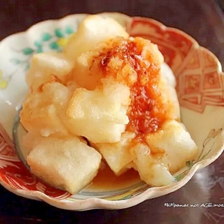 揚げ餅のおろし土佐醤油